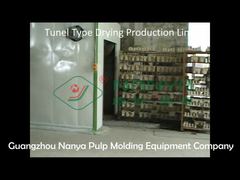 トンネル式紙パルプ乾燥生産ライン